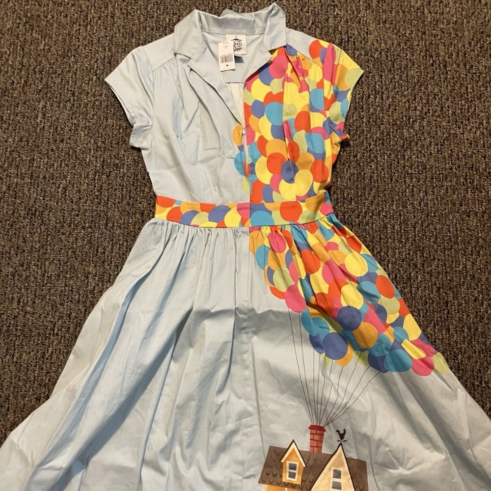 NWT Disney Parks The Dress Shop UP Balloons House Carl Fredricksen Russell XS